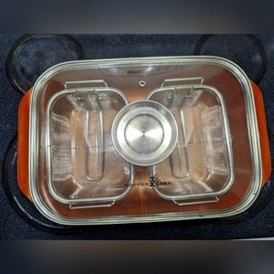 Copper Deep Fryer and Crisper tray